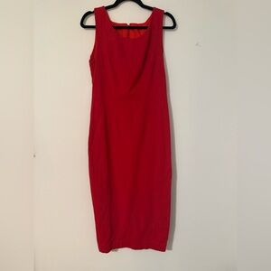 Women’s red 100% cotton maxi dress